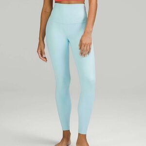 lululemon baby blue leggings washed blue